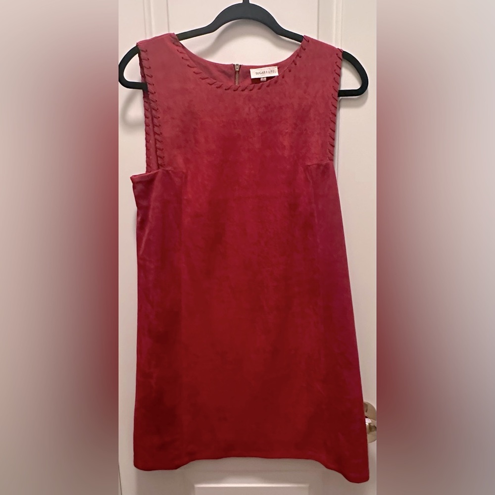SUGAR+LIPS SUEDE MINI DRESS